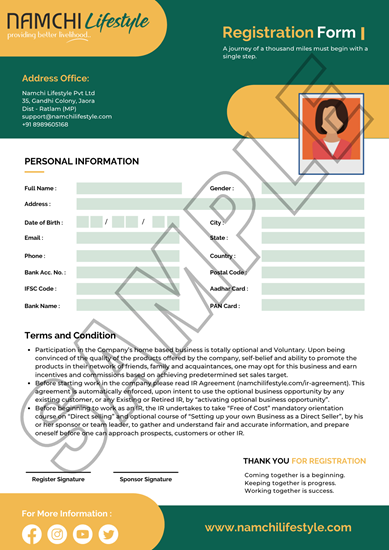 Picture of Registration Form